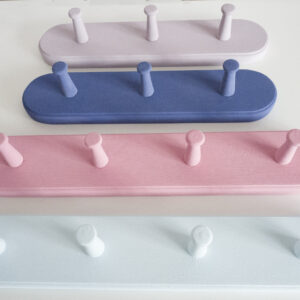 Colourful Wooden Shaker Style Coat Hooks available in a variety of colours and sizes handmade in UK