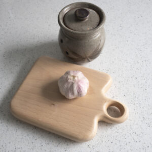 Small Handmade Wooden Chopping Board with Handle