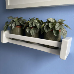 Handmade Wooden Shelf for Plants or other ornaments in white & plain and various other colours